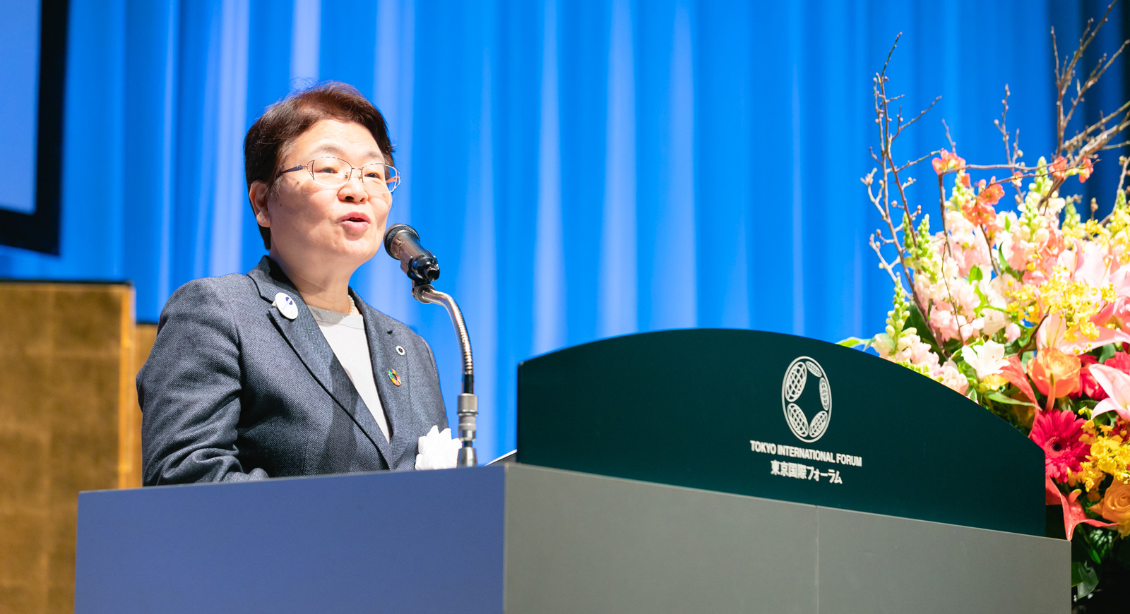 日本看護協会会長の福井トシ子さん