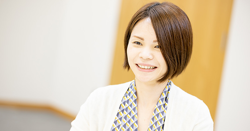 新卒で飛び込んだ訪問看護の世界について話す蒔田さん