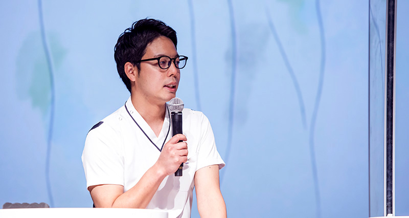 集中ケア認定看護師の下澤さん